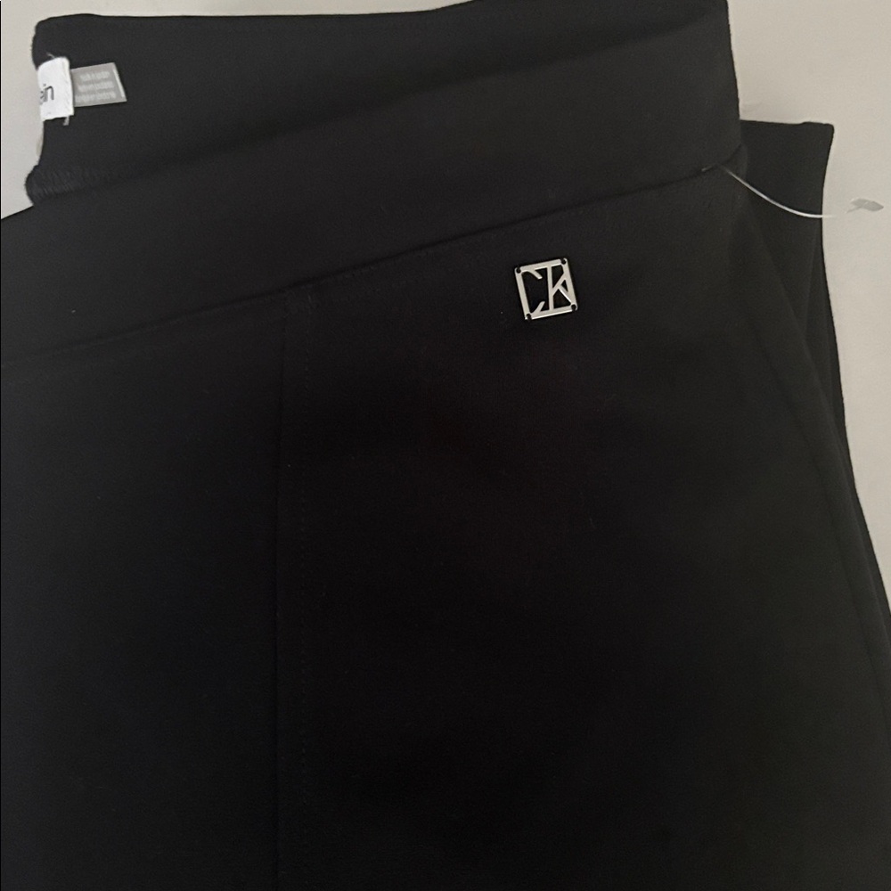 Calvin Klein Womens Black Modern Essentials Ponte Pants Size 0X NWT - Picture 7 of 13